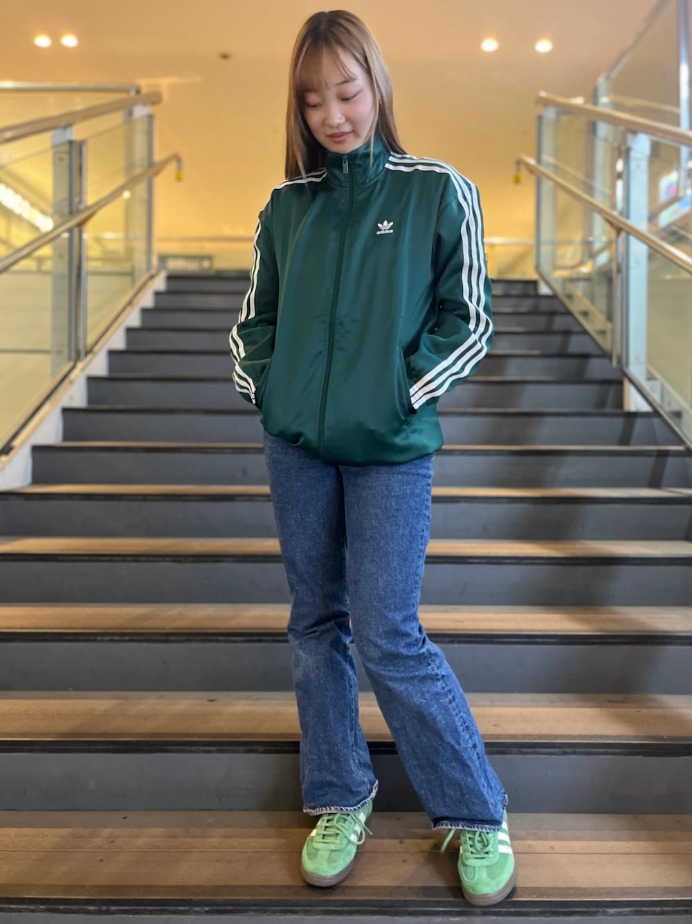 ルーズ サテン トラックトップ / アディダスオリジナルス adidas