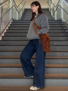 KMさん（レディース・164cm）の冬コーディネート