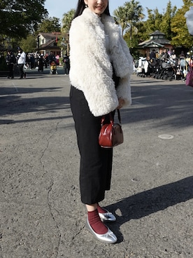 mさん（レディース・157cm）の冬コーディネート