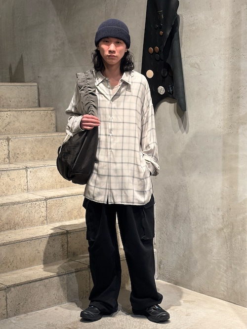 Toironier/トワロニエ/CHECK LOOSE SHIRT