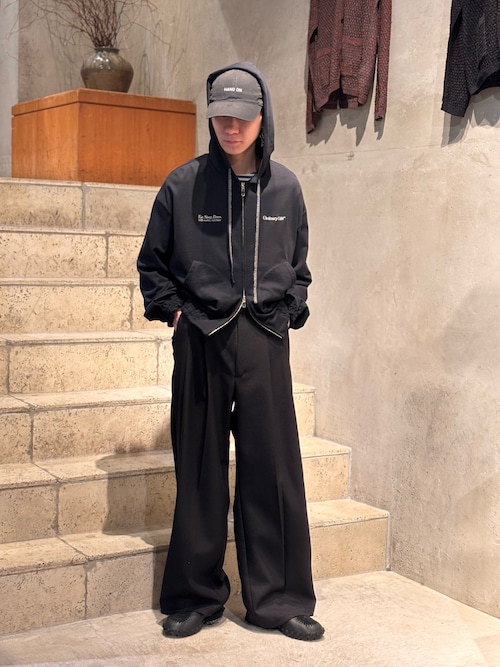 SHINYA KOZUKA/シンヤコズカ/ORDINARY HOME OLD ZIP HOODIE（パーカー