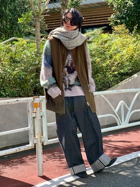 「SHINYAKOZUKA（シンヤコヅカ）のアイテム」を使った、中原大地【吾亦紅】さん（メンズ・172cm）の秋コーディネート
