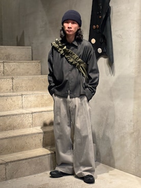 中原大地【吾亦紅】さん（メンズ・172cm）の冬コーディネート