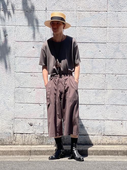 Toironier/トワロニエ/Belted Chino Shorts