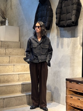 「アイテム（その他アウター）」を使った、中原大地【吾亦紅】さん（メンズ・172cm・20代）の秋コーディネート