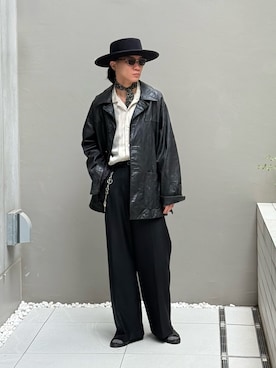 「アイテム（シャツ/ブラウス）」を使った、中原大地【吾亦紅】さん（メンズ・172cm・20代）の夏コーディネート