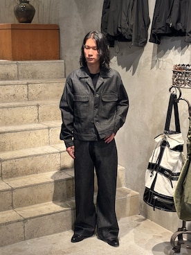 「アイテム（その他アウター）」を使った、中原大地【吾亦紅】さん（メンズ・172cm）の秋コーディネート