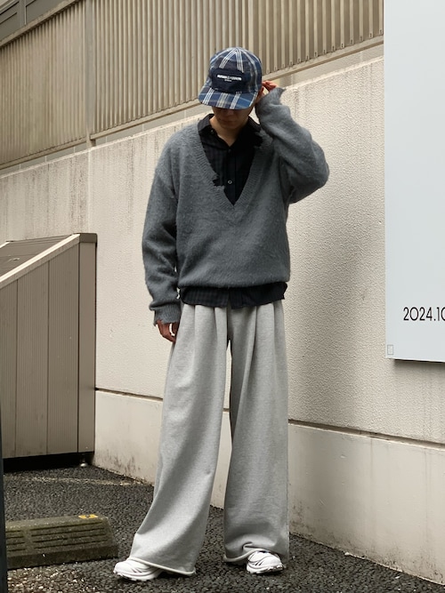 Toironier/トワロニエ/mohair v neck knit