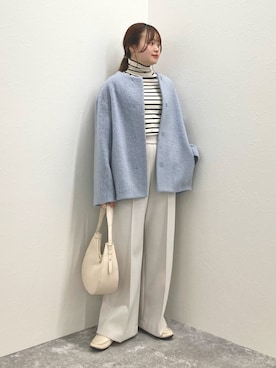 「152cm」｜「アイテム（その他アウター）」を使った、nol murakamiさん（レディース・152cm）の冬コーディネート