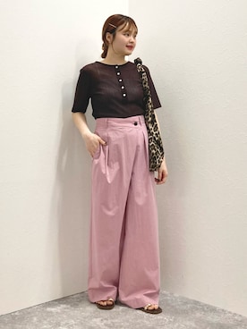 「NOLLEY’S（ノーリーズ）のアイテム」を使った、nol murakamiさん（レディース・152cm）の春コーディネート