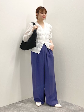 「NOLLEY’S（ノーリーズ）のアイテム」を使った、nol murakamiさん（レディース・152cm）の春コーディネート