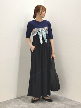 「NOLLEY’S（ノーリーズ）のアイテム（財布/小物）」を使った、nol murakamiさん（レディース・152cm）の夏コーディネート
