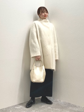 「152cm」｜「アイテム（その他アウター）」を使った、nol murakamiさん（レディース・152cm）の冬コーディネート