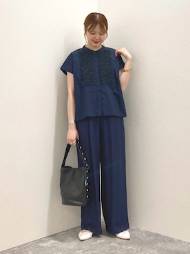 「NOLLEY’S（ノーリーズ）のアイテム」を使った、nol murakamiさん（レディース・152cm）の夏コーディネート