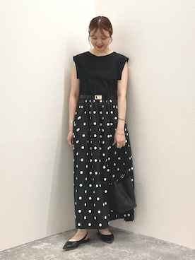 「NOLLEY’S（ノーリーズ）のアイテム」を使った、nol murakamiさん（レディース・152cm）の夏コーディネート