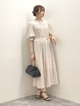 「NOLLEY’S（ノーリーズ）のアイテム（シューズ）」を使った、nol murakamiさん（レディース・152cm）の夏コーディネート