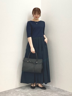 「152cm」｜「アイテム（アクセサリー）」を使った、nol murakamiさん（レディース・152cm）の春コーディネート