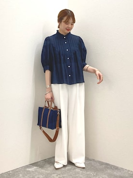 「NOLLEY’S（ノーリーズ）のアイテム」を使った、nol murakamiさん（レディース・152cm）の夏コーディネート
