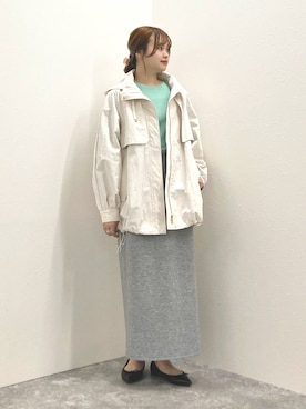 「NOLLEY’S（ノーリーズ）のアイテム（その他アウター）」を使った、nol murakamiさん（レディース・152cm）の冬コーディネート