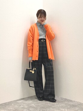 「アイテム（チャーム）」を使った、nol murakamiさん（レディース・152cm）の冬コーディネート