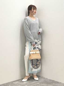 「NOLLEY’S（ノーリーズ）のアイテム（財布/小物）」を使った、nol murakamiさん（レディース・152cm）の冬コーディネート