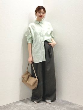 「NOLLEY’S（ノーリーズ）のアイテム」を使った、nol murakamiさん（レディース・152cm）の春コーディネート