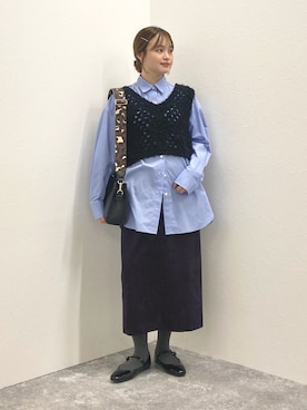 「アイテム（チャーム）」を使った、nol murakamiさん（レディース・152cm）の秋コーディネート