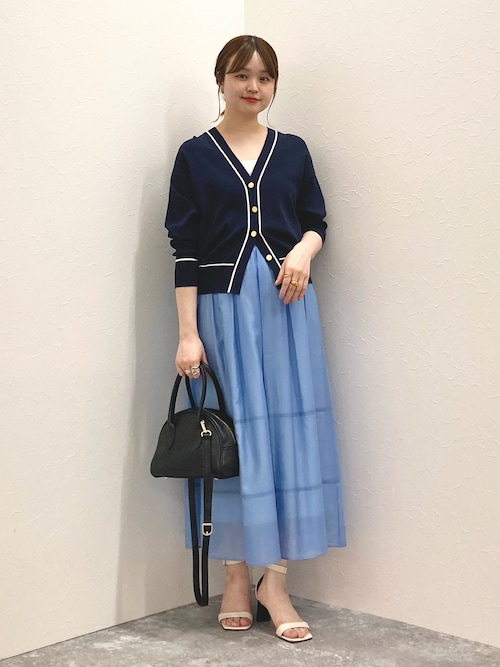 【未使用タグ付き】NOLLEY'S ウォッシャブルタックフレアシアースカート WEB限定 TIME SALE！］《セットアップ対応》ウォッシャブル