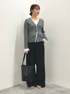 「NOLLEY’S Sophi（ノーリーズソフィ）のアイテム」を使った、nol murakamiさん（レディース・152cm）の秋コーディネート