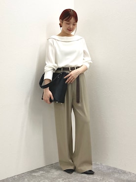 「NOLLEY’S Sophi（ノーリーズソフィ）のアイテム」を使った、nol murakamiさん（レディース・152cm）の秋コーディネート