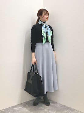 「アイテム（財布/小物）」を使った、nol murakamiさん（レディース・152cm）の冬コーディネート