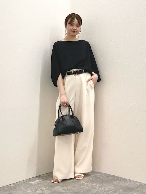 ブラウス シャツ 「セットアップ対応」ツイルコクーンブラウス レディース NOLLEY'S ブラウス シャツ 「セットアップ対応」ツイルコクーン