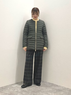 「TATRAS（タトラス）のアイテム（ジャケット/アウター）」を使った、nol murakamiさん（レディース・152cm）の冬コーディネート