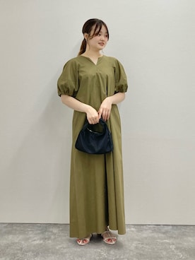「オリーブ」｜「アイテム（サンダル）」を使った、nol murakamiさん（レディース・152cm）の夏コーディネート