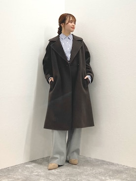 「NOLLEY’S（ノーリーズ）のアイテム（その他アウター）」を使った、nol murakamiさん（レディース・152cm）の秋コーディネート