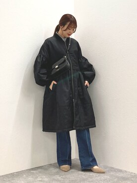 「NOLLEY’S（ノーリーズ）のアイテム（その他アウター）」を使った、nol murakamiさん（レディース・152cm）の秋コーディネート