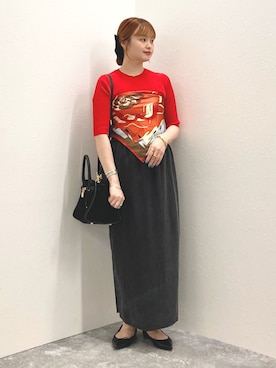 「アイテム（シュシュ）」を使った、nol murakamiさん（レディース・152cm）の夏コーディネート