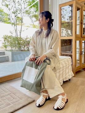 「お出かけコーデ日記」｜しおりさん（レディース・164cm）の春コーディネート