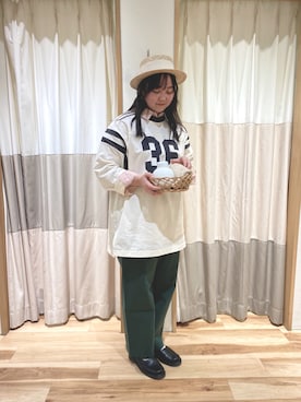 「Samansa Mos2（サマンサ モスモス）のアイテム（その他）」を使った、𝕪 𝕦 𝕚さん（レディース・161cm）の春コーディネート