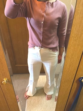 「Mayree（メイリー）のアイテム（パンツ）」を使った、wakaさん（レディース・156cm）の春コーディネート