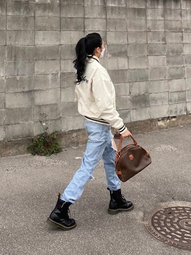 ナイロンジャケットを使った 春コーデ のレディース人気ファッションコーディネート Wear