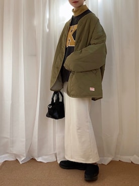 「Java（ジャバ）のアイテム」を使った、𝚍𝚊𝚛𝚊.さん（レディース・163cm）の冬コーディネート