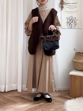 𝚍𝚊𝚛𝚊.さん（レディース・163cm）の秋コーディネート