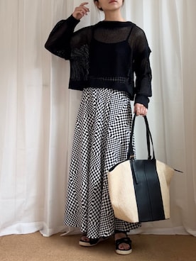 𝚍𝚊𝚛𝚊.さん（レディース・163cm）の春コーディネート