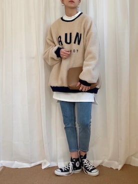 𝚍𝚊𝚛𝚊.さん（レディース・163cm）の冬コーディネート