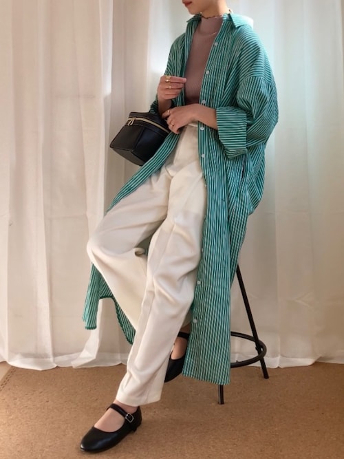 𝚍𝚊𝚛𝚊 Titivateのシャツワンピースを使ったコーディネート Wear