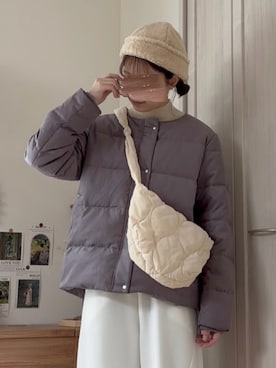 「ikka（イッカ）のアイテム」を使った、𝚍𝚊𝚛𝚊.さん（レディース・164cm）の冬コーディネート