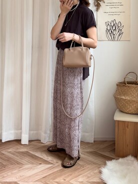 「Ciena」｜𝚍𝚊𝚛𝚊.さん（レディース・163cm）の夏コーディネート