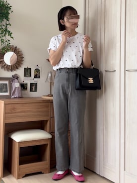 「GeeRA（ジーラ）のアイテム」を使った、𝚍𝚊𝚛𝚊.さん（レディース・164cm）の夏コーディネート