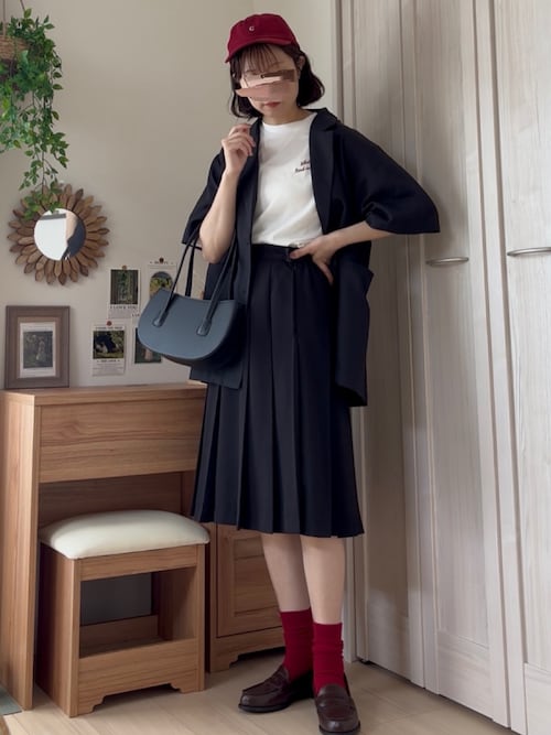 セール】[セットアップ対応]リネンライク半袖テーラードジャケット